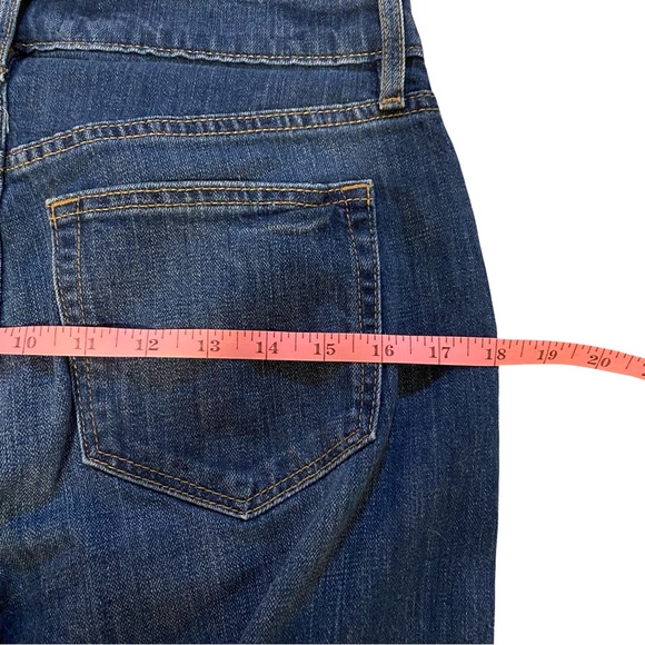 Made & Loved LOFT Ann Taylor Womens Boyfriend Floral Embroidered Hem Jeans 2 - Picture 7 of 10